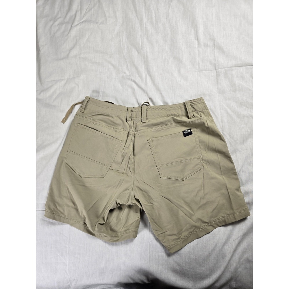 The North Face Cargo Shorts Womens 4 Beige Nylon Stretch Hiking Outdoor Summer - Picture 12 of 12